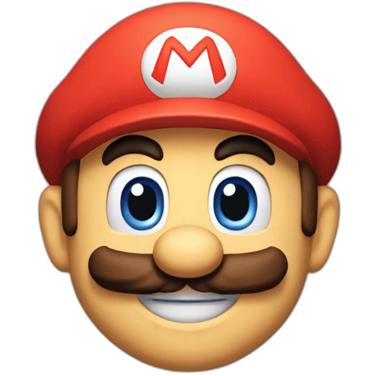 Mario happy emoji