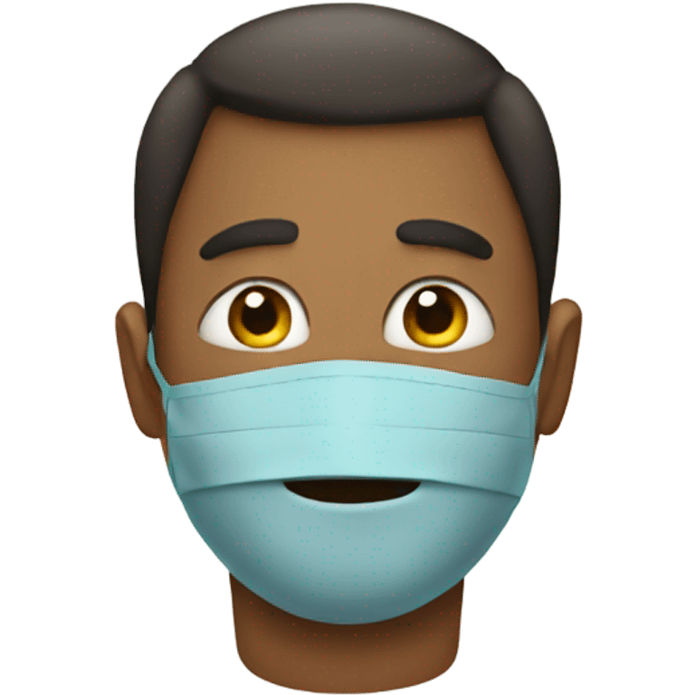 A dad with mask emoji