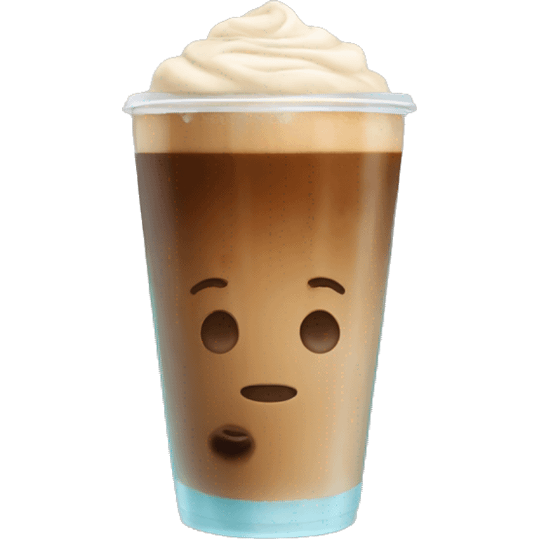 Ice coffee  emoji