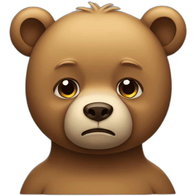 sad-bear emoji