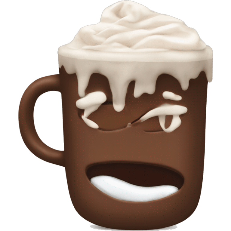 Hot chocolate emoji