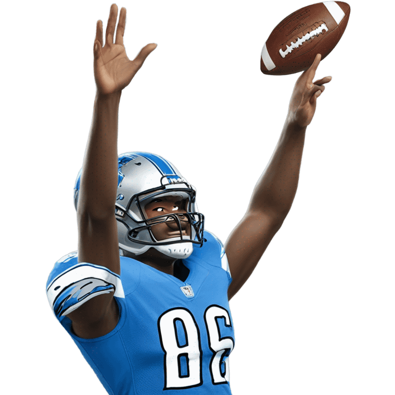 Touchdown Detroit emoji