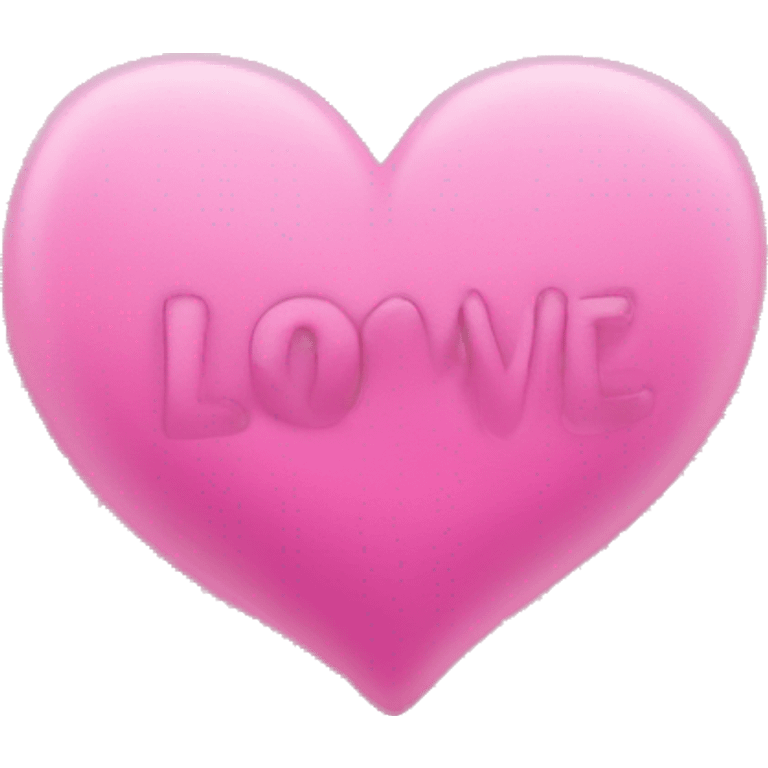 word love color pink emoji