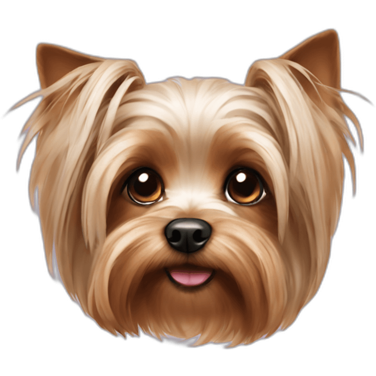 Yorkshire Terrier lop-eared emoji