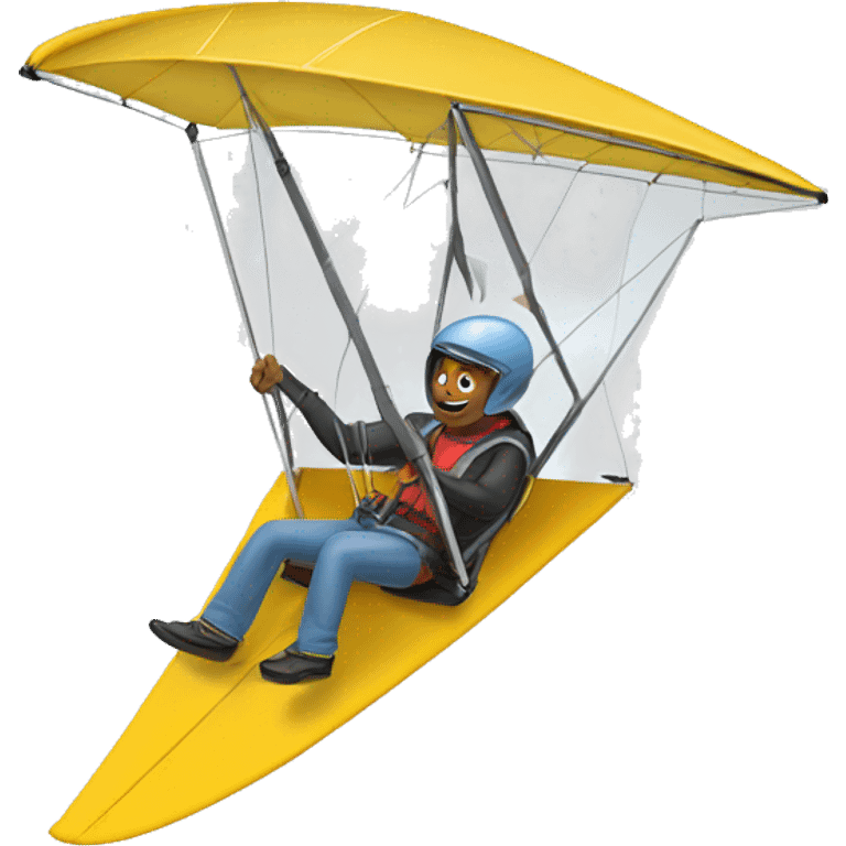 Hang gliding emoji