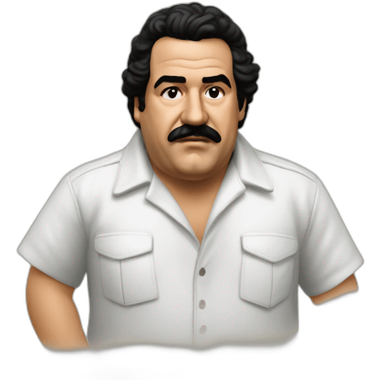 pablo escobar sniffing flour emoji