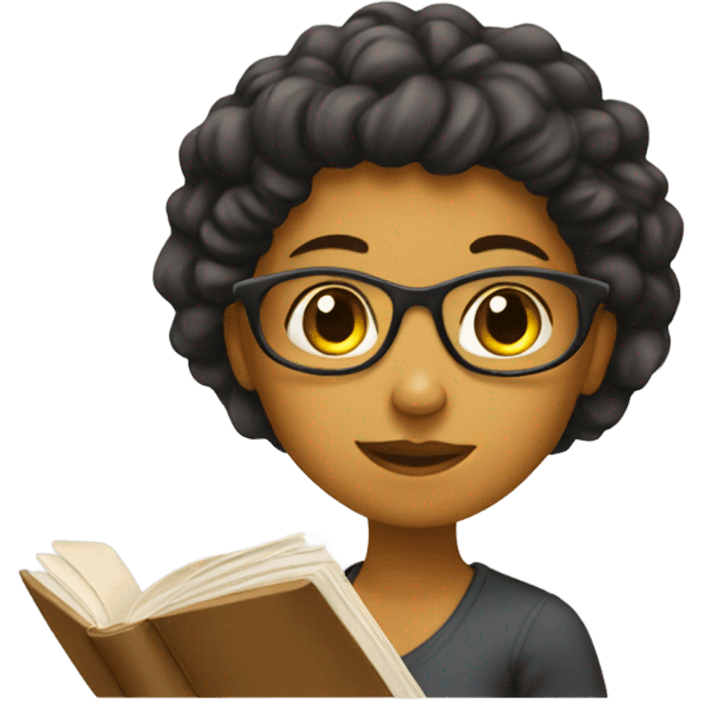 girl studying psychology  emoji