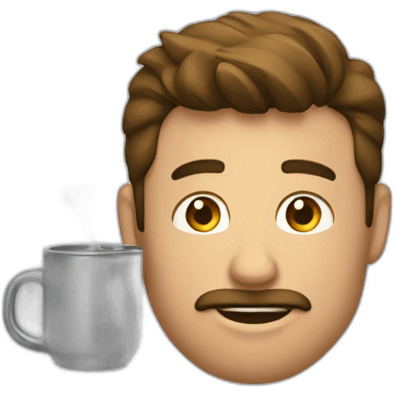 Hombre tomando un mate emoji