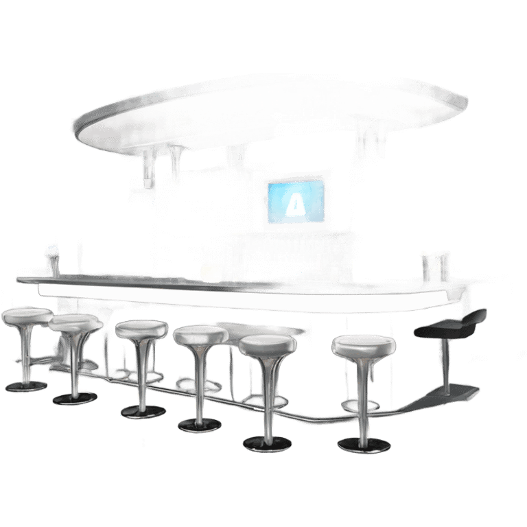 futuristic bar emoji