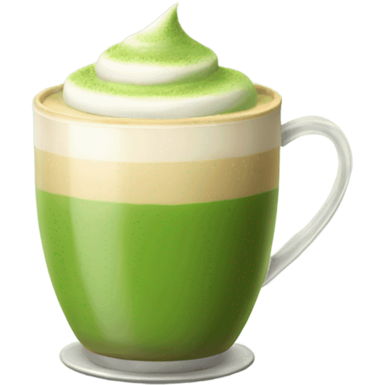 Matcha latte  emoji