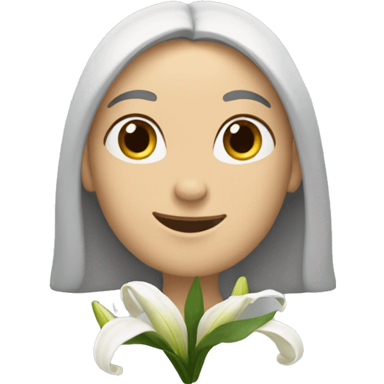 Buqet of lilies emoji