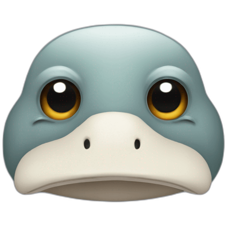 sad-white-platypus emoji