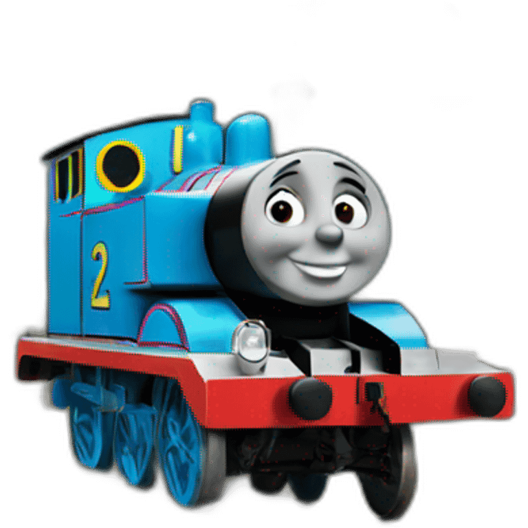 Thomas the Tank Engine fall in love emoji