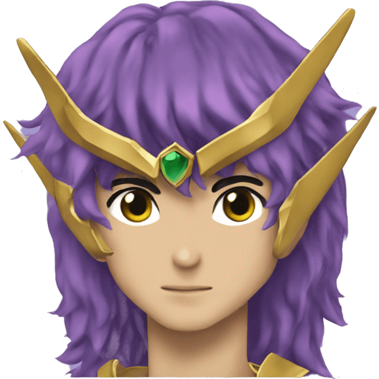 Saint seiya purple  emoji