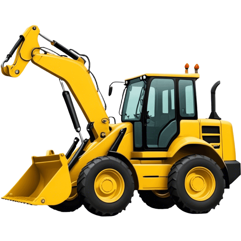 Backhoe Loader - Caterpillar 430F (Model Year: 2021) (Iconic colour: Yellow) emoji