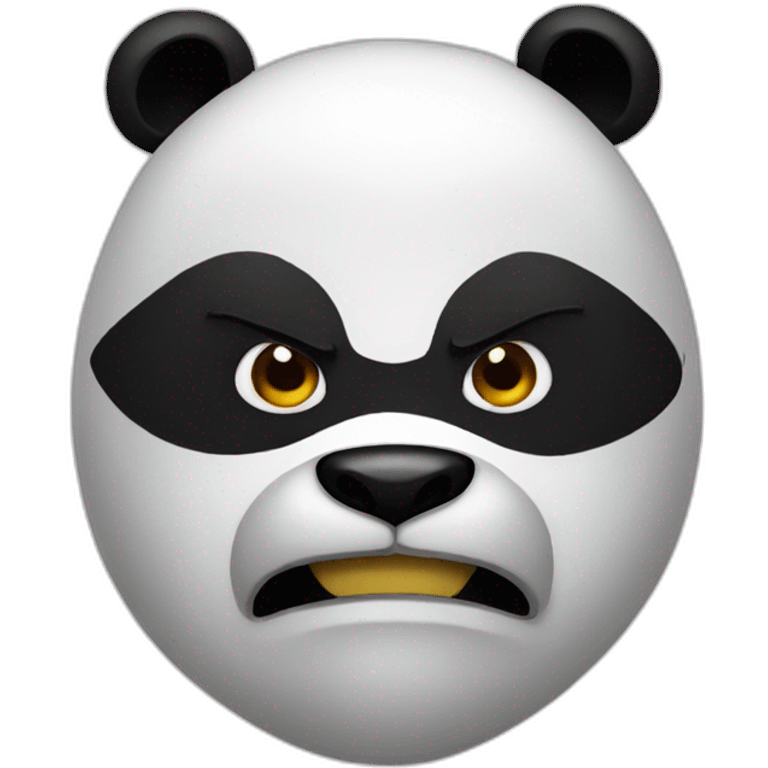 Panda thug emoji