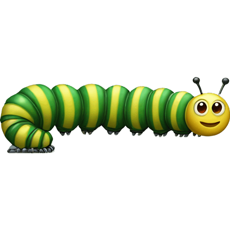 Caterpillar robot emoji