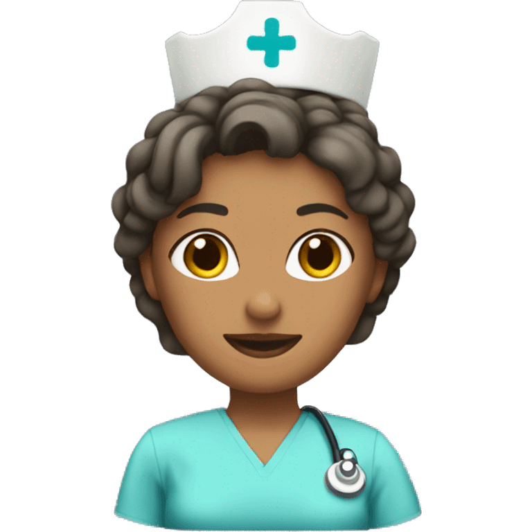 Michele is a nurse wearing a tiara emoji