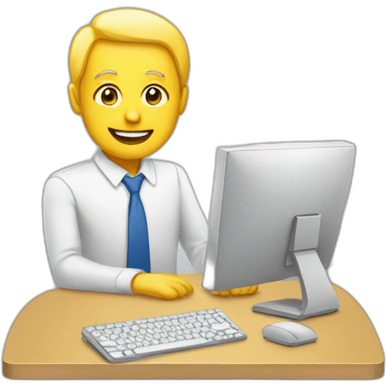 sales with computer emoji