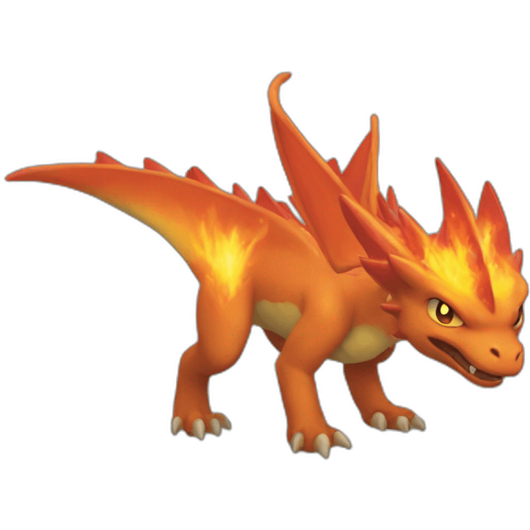 Dracaufeu pokémon emoji