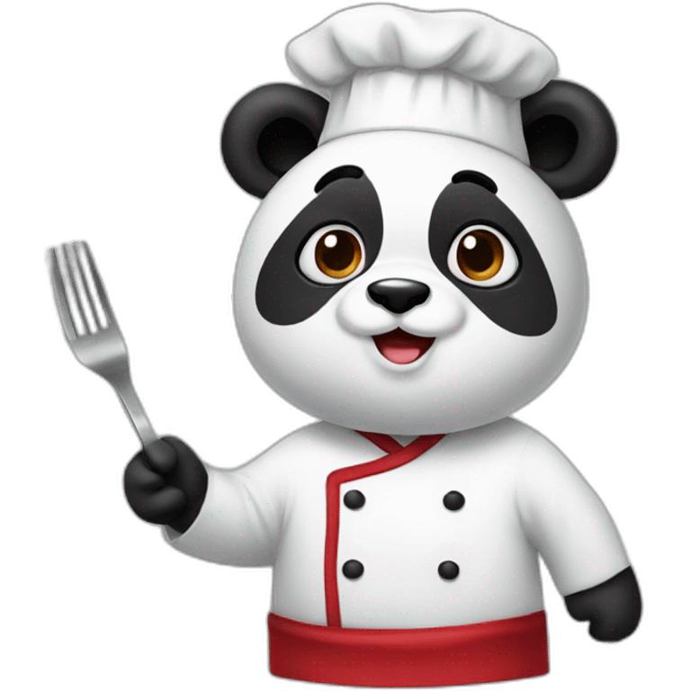 panda is chef emoji