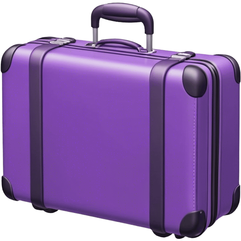 Purple suitcase  emoji