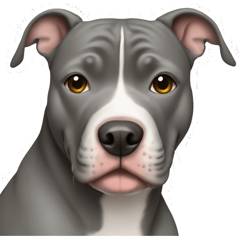 Grey pitbull emoji