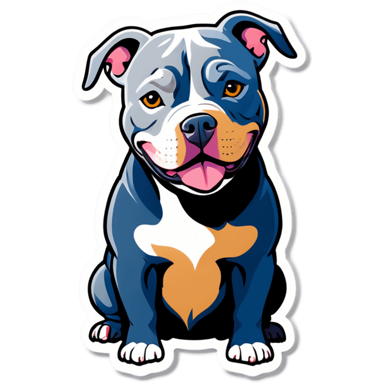 Grey pitbull emoji