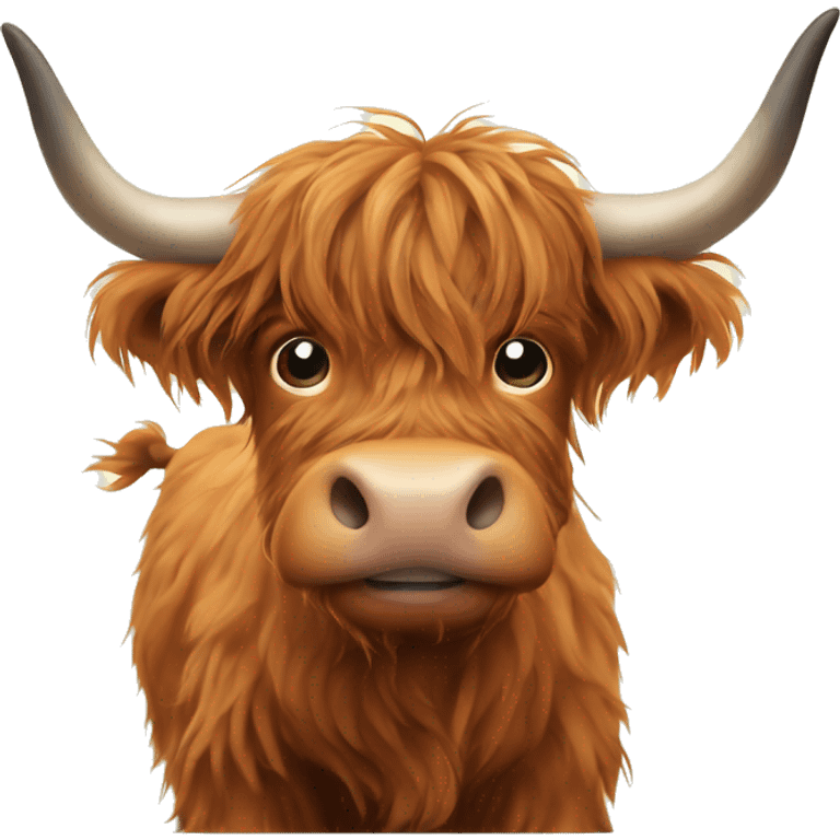 Highland cow emoji