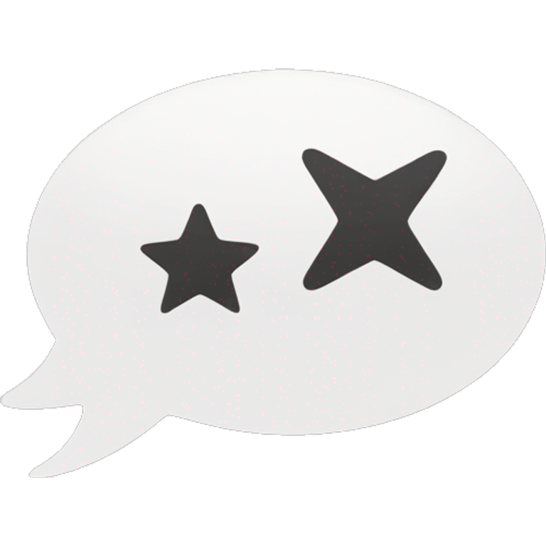 Feedback Emoji 
Usage: To request or give feedback.
Design Idea: A speech bubble with a star inside. emoji