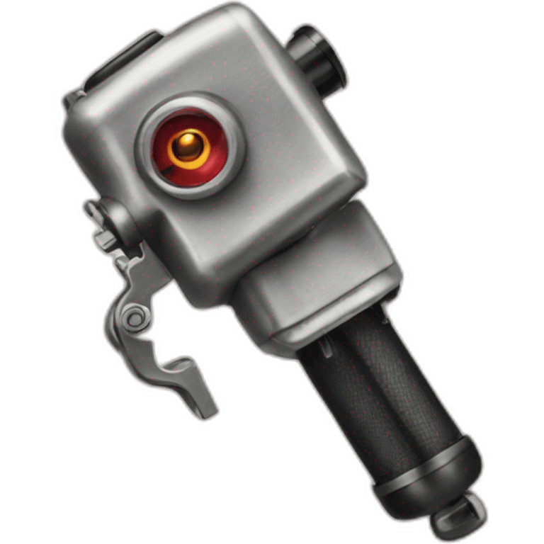 tattoo machine in the strong man hands emoji