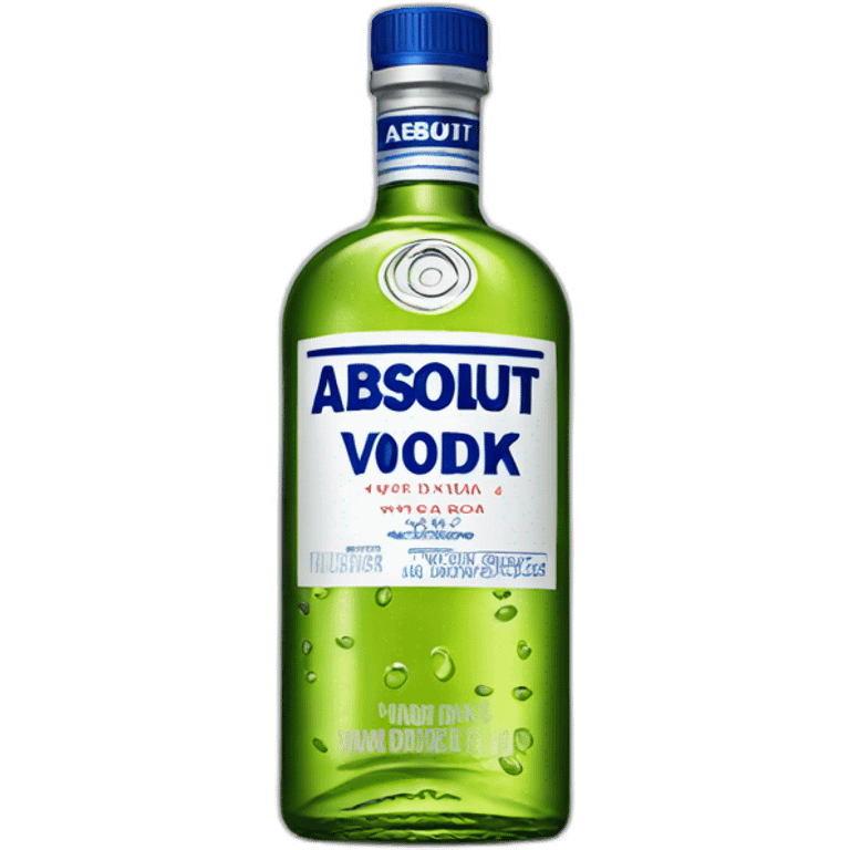 Absolut vodka bottle emoji