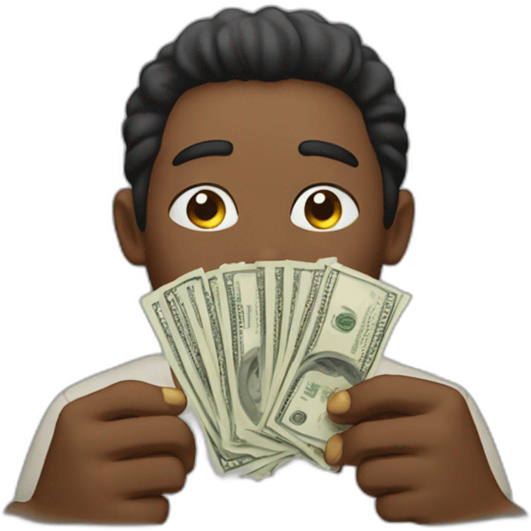 person asks for money emoji