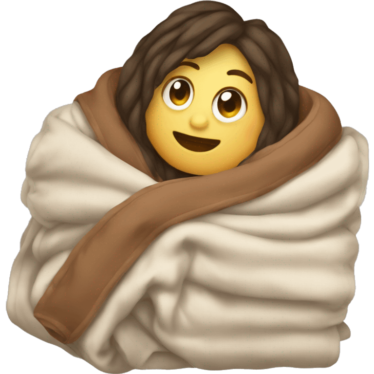 cozy blanket emoji