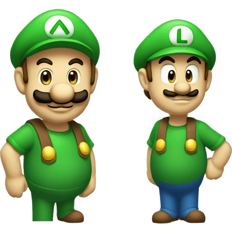 Mario and Luigi  emoji