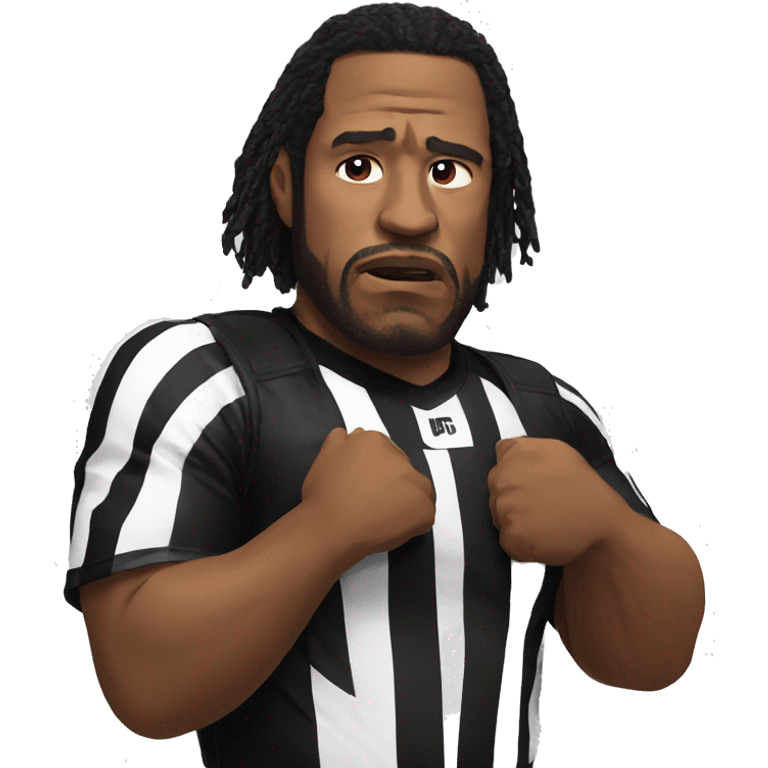 ufc referee herb dean shrugging his shoulders emoji