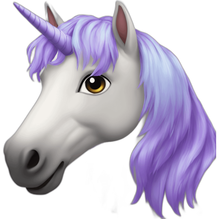 Licorne Bulles emoji