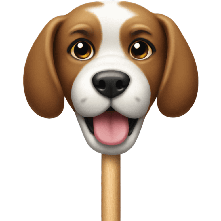 dog on stick emoji