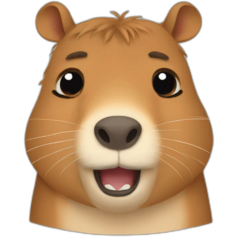 crying capybara emoji