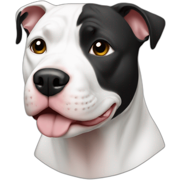 pitbull-color-black-white emoji