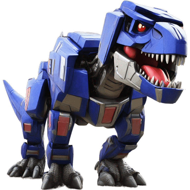 optimus prime t-rex emoji