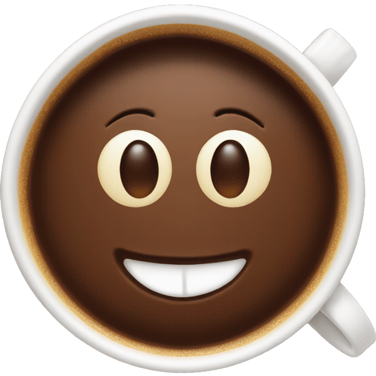 Coffe with chocolate  emoji