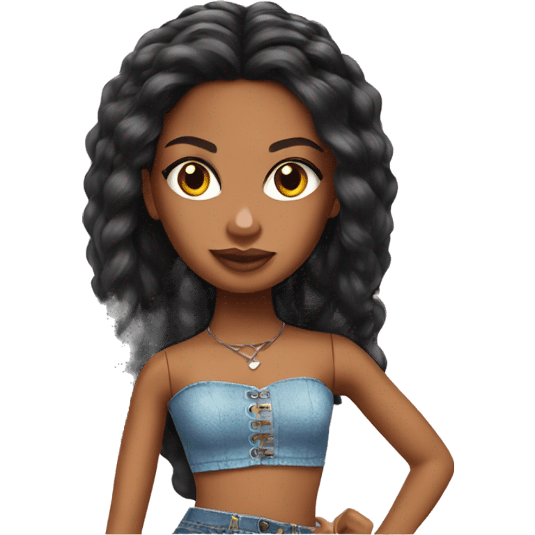 Brazilian bratz doll emoji