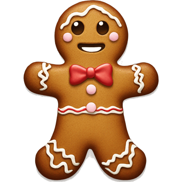 gingerbread man emoji