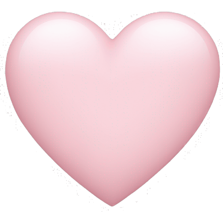 Light pink heart  emoji