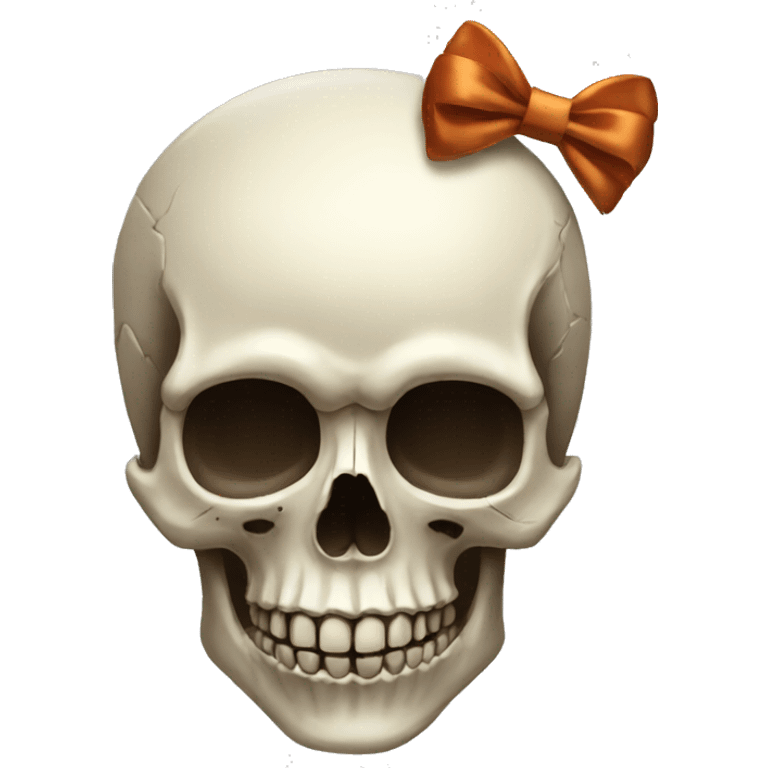 skull with bow emoji