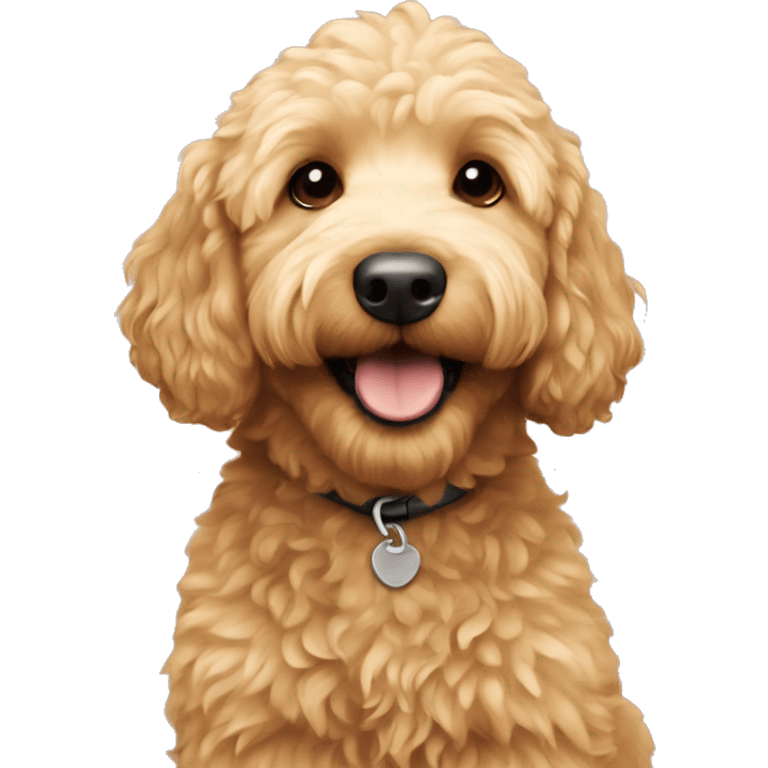 Mini golden doodle  emoji