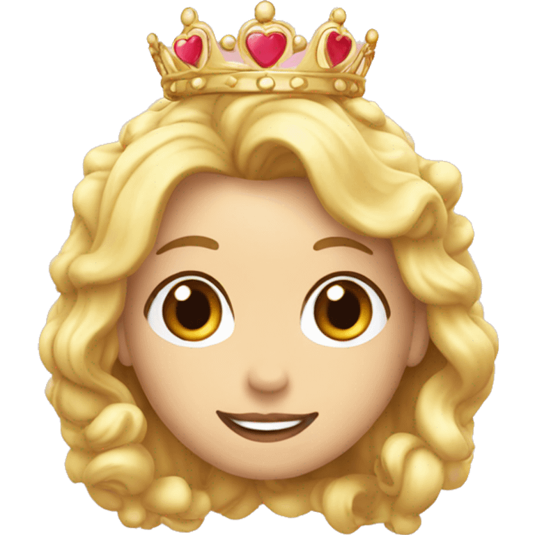 Couronne cœur mariage  emoji