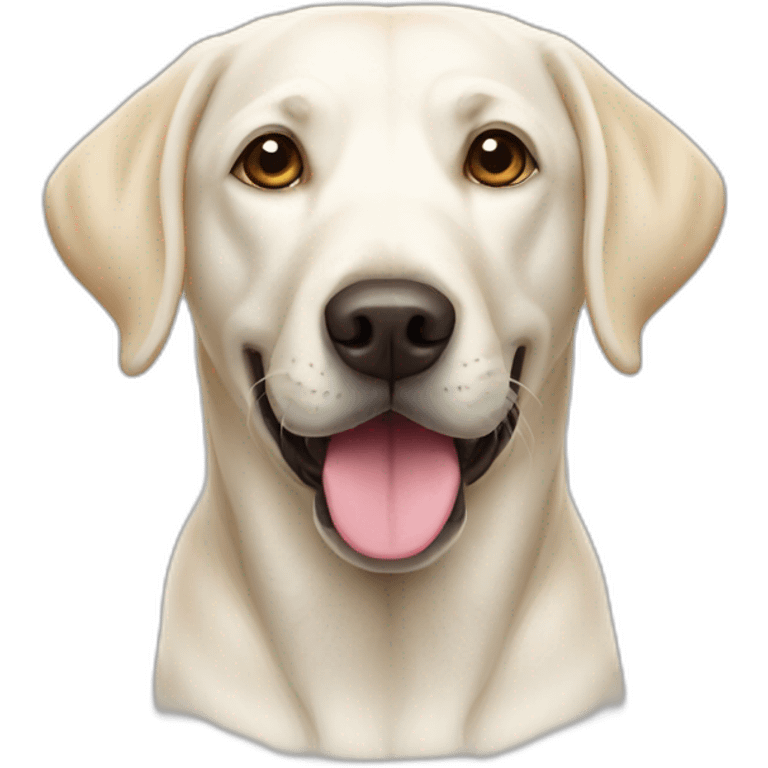 two White Labrador emoji