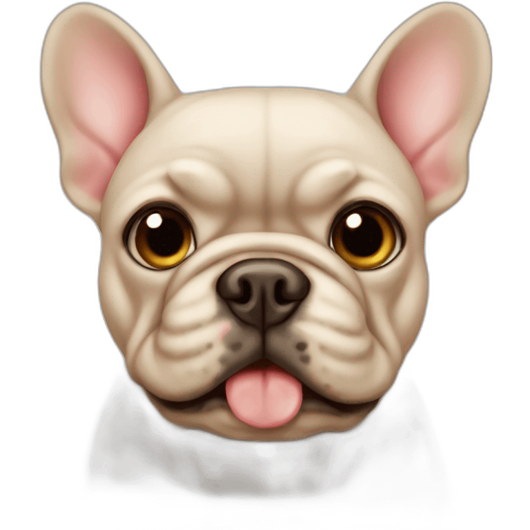 Bouledogue français beige emoji